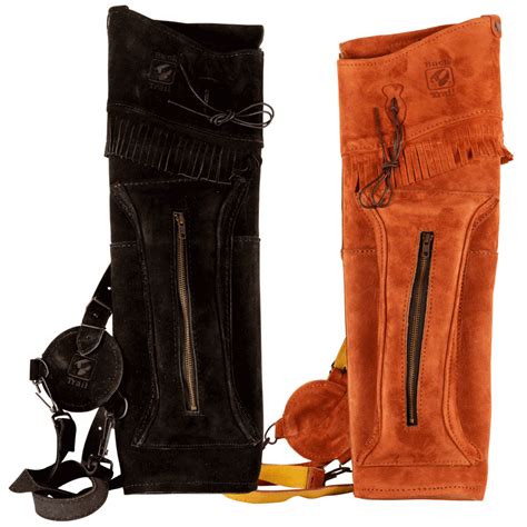 Buck Trail Creek Traditional Suede Back Quiver Bogentandler At