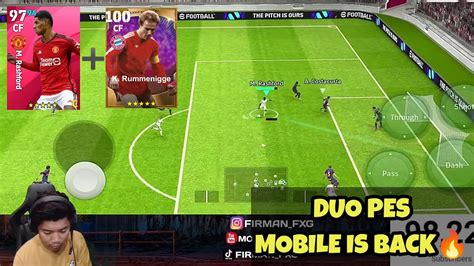 DUO PES MOBILE IS BACK ICONIC RASHFORD MASIH BERBISA EFOOTBALL 2024