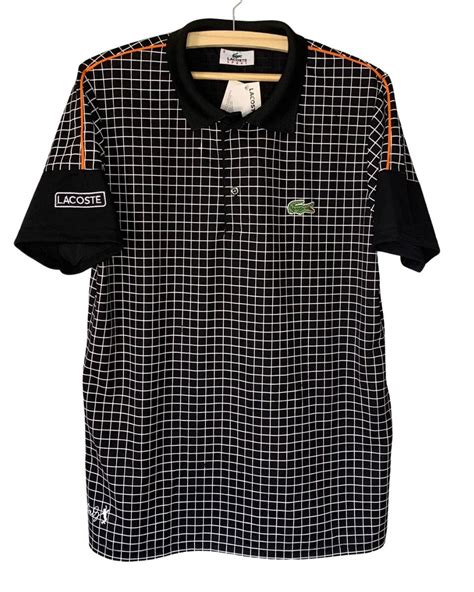 Camisa Polo Lacoste Sport Andy Roddick Quadri Camiseta Masculina