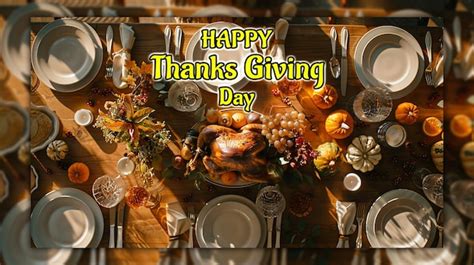 Premium Psd Happy Thanks Giving Day Background Traditional