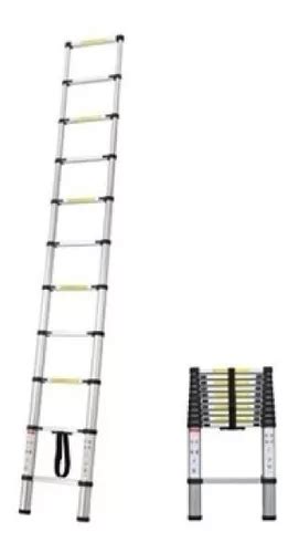 Escalera Aluminio Telescopica Mt Pl P Kg Cuotas Sin Inter S