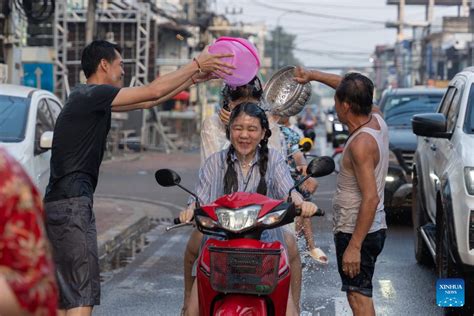 Celebrate Songkran Festival In Vientiane Laos Xinhua News Agency