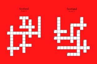 Crossword Puzzles Scotland Graphic By Joseph Varghese Creative Fabrica