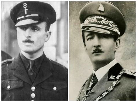 Sir Oswald Mosley And King Zog I Of Albania Look Kinda Similar