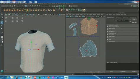 Uv Mapping Texture Ncloth Youtube