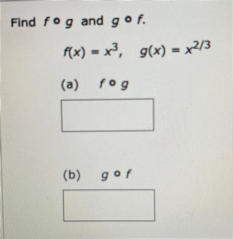 Solved Find Fg ﻿and Gffxx3gxx23a Fgb Gf