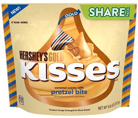 Hershey Goes For The Gold With New Kiss Flavor Containing Pretzel