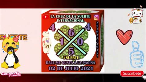 La Cruz De La Suerte Para Hoy 02 De Julio 2021 YouTube