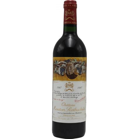 Château Mouton Rothschild 1987 Bordeaux Winerl