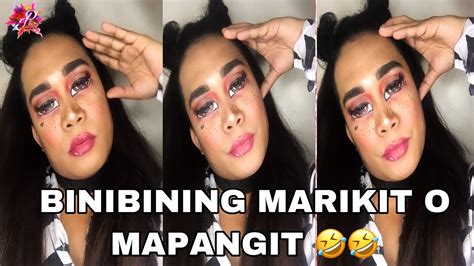 Binibining Marikit Make Up Tutorial 🤣🤣 Bratz Eye Make Up Look Ala