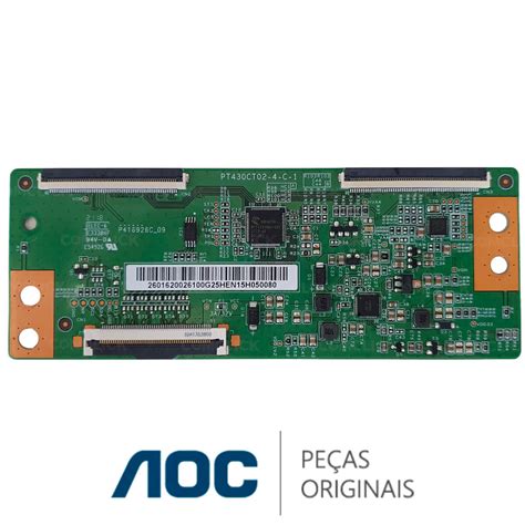 Placa T Con PT430CT02 4 C 1 TV AOC 43S5195 78G