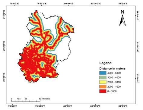 Road Proximity map of Chamoli District | Download Scientific Diagram