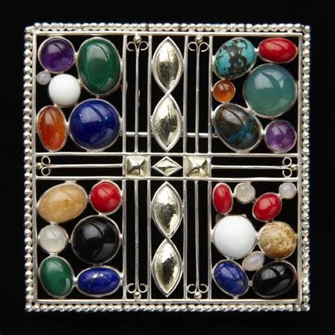 Hoffmann Masterpiece Brooch Art Nouveau Jewelry Art Deco Brooch