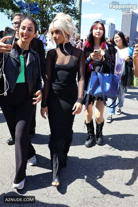 Camila Cabello Sexy Flashes Her Hot Pokies In A Stunning Black Dress At Off White Fashion Show