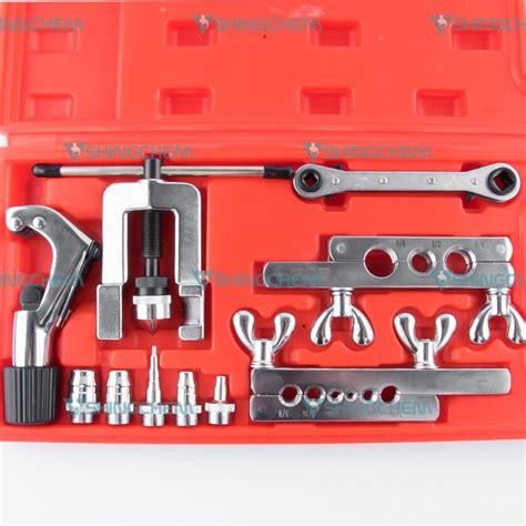 refrigeration copper tube double single pipe flaring tool kit