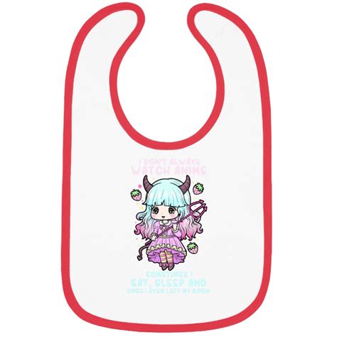 I Dont Always Watch Anime I Pastel Goth Kawaii Witchcraft Bibs Sold By