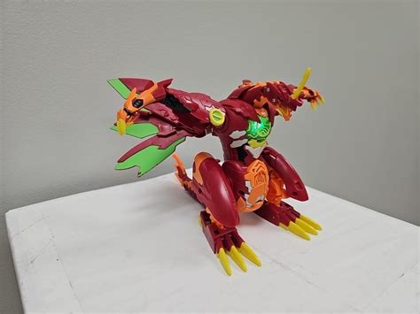 Bakugan Dragonoid Maximus 8 Inch Lights And Sounds Transforming Figure Works 778988284032 Ebay