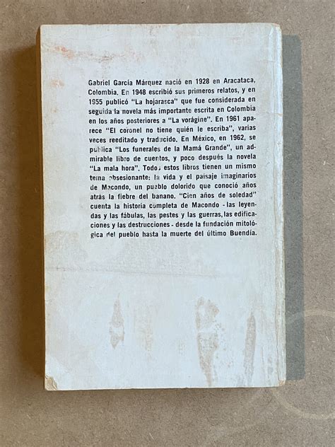 Cien años de soledad de Gabriel garcia Márquez Bien Encuadernación de