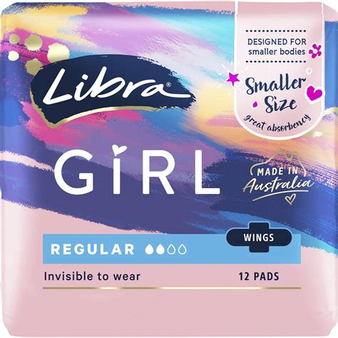 Libra Girl Ultra Thins Pads Wings Regular Pack Woolworths