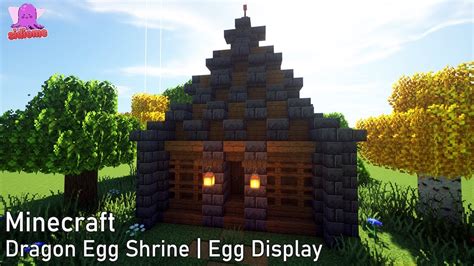 Minecraft Tutorial How To Build A Magical Dragon Egg Shrine Youtube