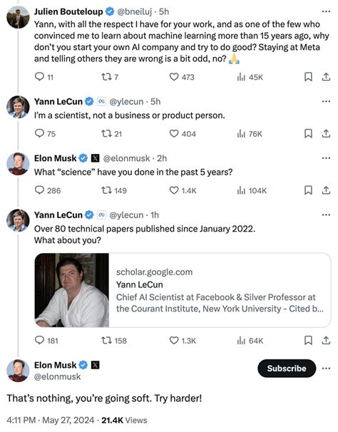 Musk Vs Lecunn Rasplamsala Se Sva A Iza Koje Stoji Sve Ve A