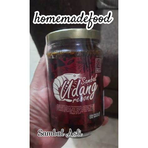 Jual SAMBAL UDANG REBON KEMASAN JUMBO Shopee Indonesia