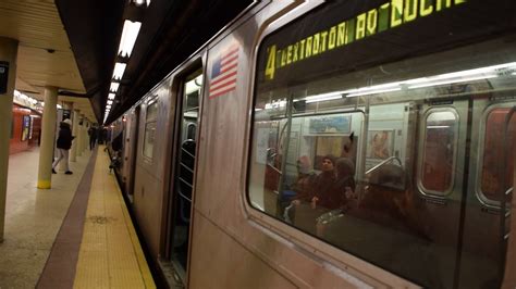 Mta New York City Subway Th Street Bound Train Of R A S