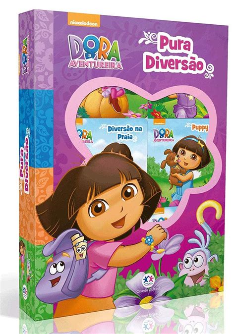 Dora Aventureira Pura Diversão Com 6 Mini Livros Ilustrados Livro