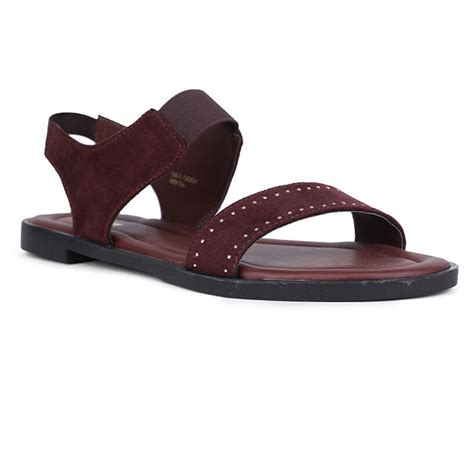 BATA Maroon Sandal For Women | Bata