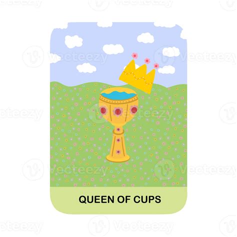 Queen Of Cups Tarot Cards Cups Collection 24507209 Png