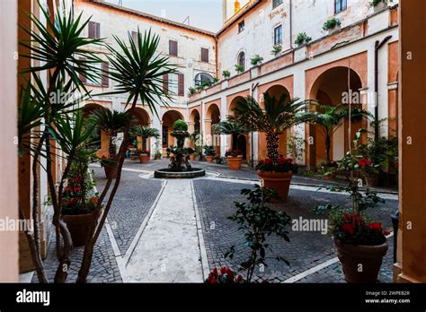 Rome Italy December View Of Basilica Santi Cosma E Damiano