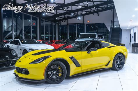 Used 2016 Chevrolet Corvette Z06 Loaded 3lz 1 Owner Clean Carfax Gorgeous Racing Yellow For