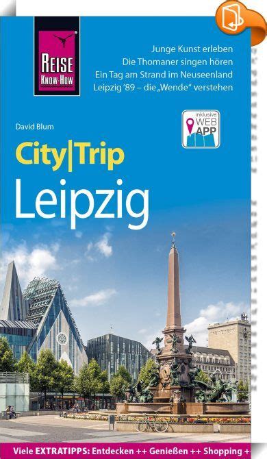 A Book With An Image Of The City Trip Leipzig In Front Of It