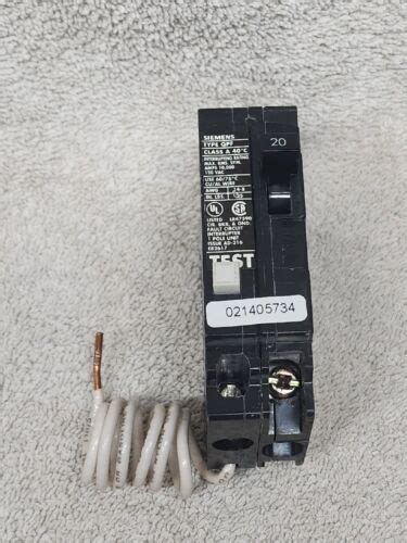 Siemens Qpf Qf Single Pole V Ground Fault Circuit