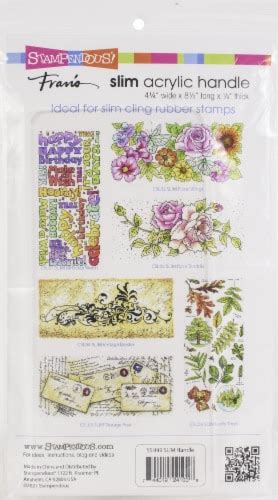 Stampendous Perfectly Clear Stamp Block 4 25 X8 5 1 Kroger