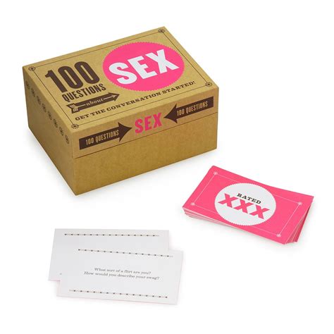 100 Questions About Sex Couples Games Uncommongoods