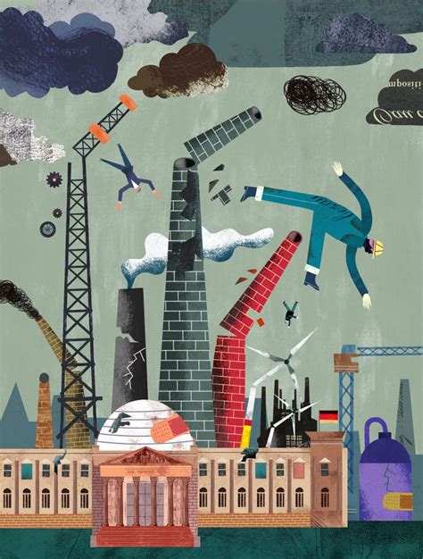 Broken Economy For CICERO Magazine Martin Haake Illustrations