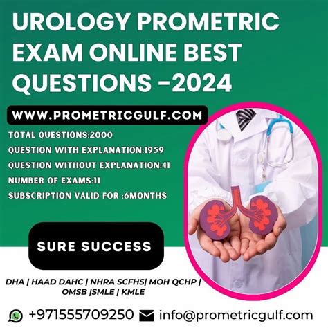 English UROLOGY PROMETRIC EXAM ONLINE QUESTION BANK 2023 At Rs 5650