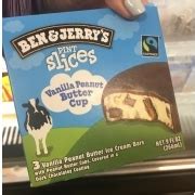 Ben Jerry S Pint Slices Vanilla Peanut Butter Cup Calories