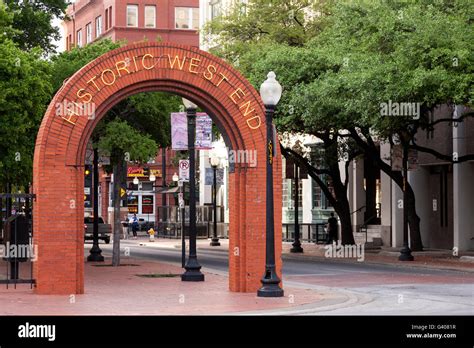 Historic West End District In Dallas USA Stock Photo Alamy