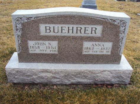 John N Buehrer Find A Grave Memorial