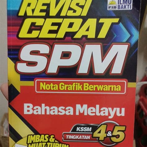 Revesi Cepat Spm Bahasa Melayu Kssm Ilmu Bakti Tingkatan Shopee