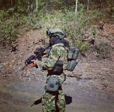 Operador De Las Fuerzas Especiales De La Marina Fes 🇲🇽⚓ Fuerzas Especiales De Mexico