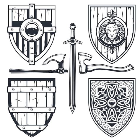 Medievel Shield Vector