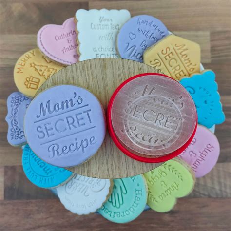 Mom's Secret Recipe - Cookie Stamp Creator Cookie Stamp