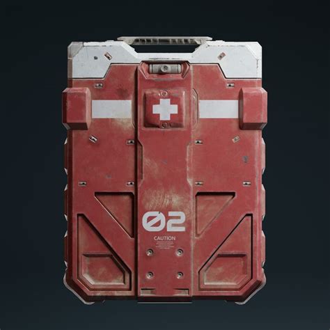 ArtStation Medkit 02 Ben Mauro Concept PXBR123 Sci Fi Props