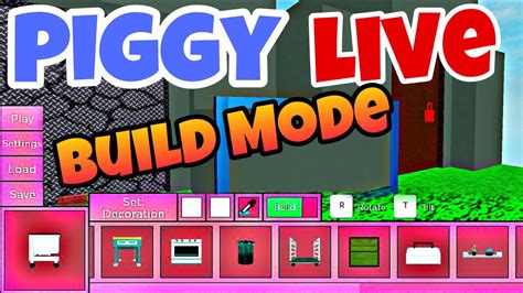 ROBLOX PIGGY BUILD MODE LIVE How To Build Your Own Piggy Map In Piggy