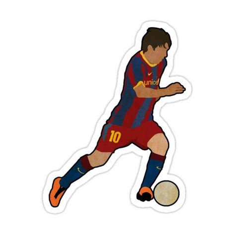 Messi 10 Sticker By Footballarcade In 2021 Messi Stickers Lionel Messi