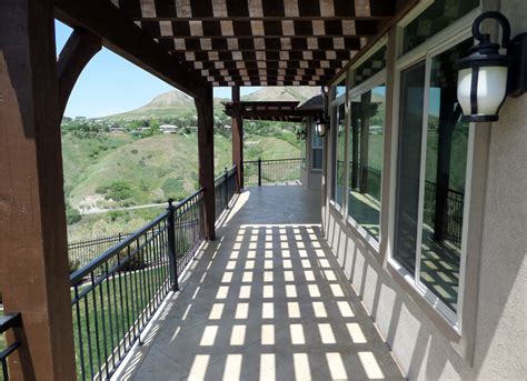 Pavilion With Attached Pergolas Over Porch Clásico Porche Salt