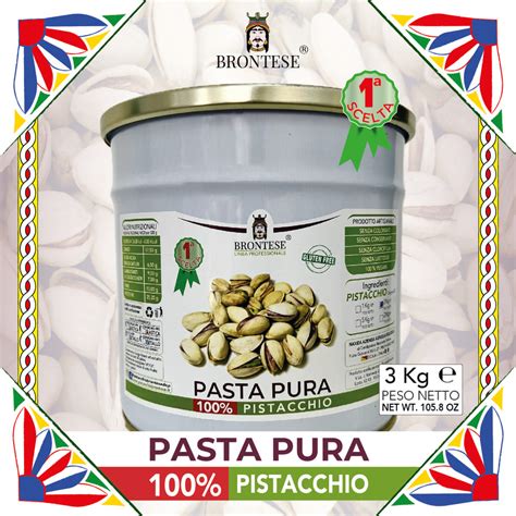 PASTA PURA 100 PISTACCHIO LINEA PRIMA SCELTA Brontese